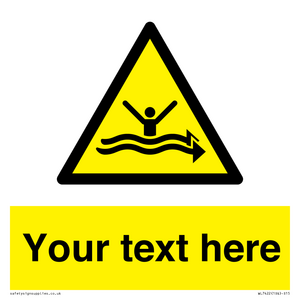 Custom Warning strong currents